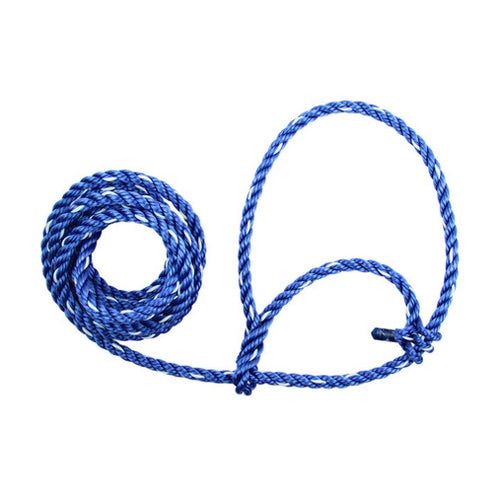 Poly Rope Cattle Halter Blue White 1 Count by Sullivan Supply, Inc. Sale