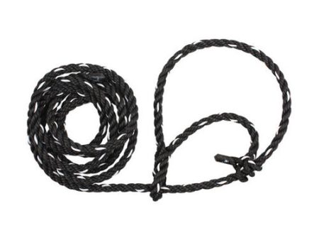 Poly Rope Cattle Halter Black White 1 Count by Sullivan Supply, Inc. Fashion