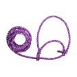 Poly Rope Cattle Halter Purple White 1 Count by Sullivan Supply, Inc. Online now