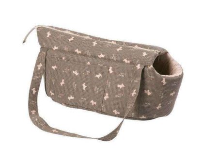 Karlie Flamingo Dog Carrier Bag - (Brown Beige) on Sale