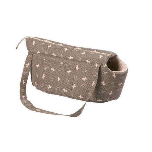 Karlie Flamingo Dog Carrier Bag - (Brown Beige) on Sale