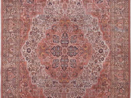 Feizy Rawlins 39HNF Terracotta Multi Area Rug For Cheap