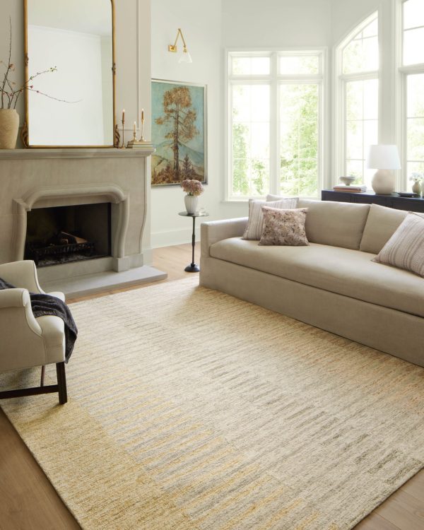 Chris Loves Julia x Loloi Chris CHR-01 Dove Santa Fe Area Rug on Sale