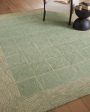 Chris Loves Julia x Loloi Francis FRA-02 Green Natural Area Rug For Sale