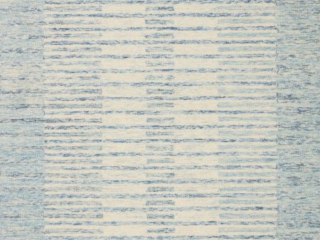 Chris Loves Julia x Loloi Chris CHR-01 Ivory Denim Area Rug on Sale