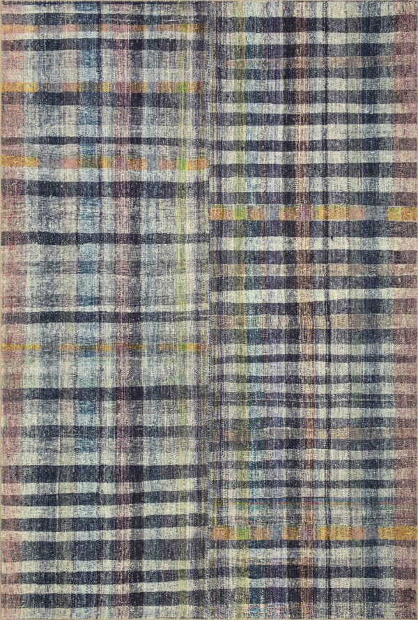 Chris Loves Julia x Loloi Humphrey HUM-04 Plum Multi Area Rug Online now