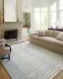 Chris Loves Julia x Loloi Chris CHR-01 Ivory Denim Area Rug on Sale