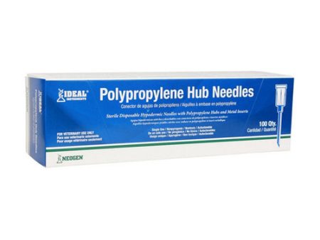 Ideal Disposable Poly Hub Needles - 20 x 1-1 2  (Yellow) 100 Count by Ideal Online