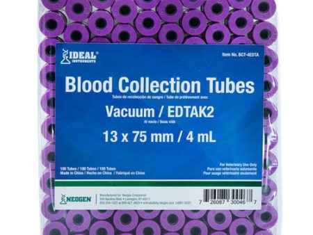 Ideal Blood Collection Tubes - Lavender (4 ml), 100 s 4 ML by Ideal Online