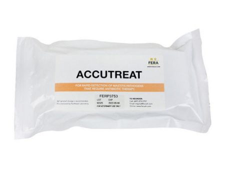 ACCUTREAT On-Farm Mastitis Culture Test Kit 4 Packets by Fera Diagnostics And Biologicals Fashion