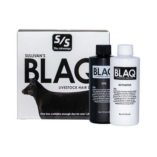 Blaq Livestock Hair Dye Kit 6 Oz by Sullivan Supply, Inc. Supply