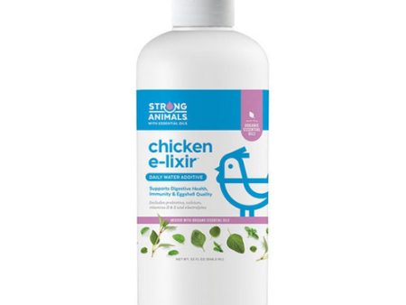 Chicken E-lixir Poultry Supplement 32 Oz by Strong Animals For Sale