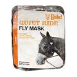 Quiet Ride Standard Nose Pasture Fly Mask with Ears Horse Black 1 Count by Cashel Supply