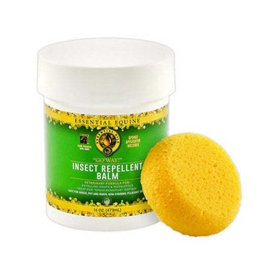 GO WAY! Natural Insect Repellent Balm with Sponge 16 Oz by Essential Equine on Sale