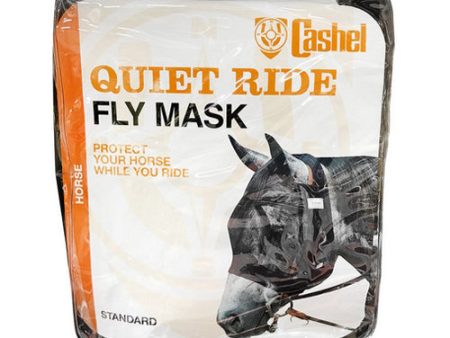 Quiet Ride Standard Nose Pasture Fly Mask without Ears Horse Black 1 Count by Cashel Online Sale