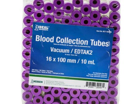 Ideal Blood Collection Tubes - Lavender (10 ml), 100 s 10 ML by Ideal Cheap