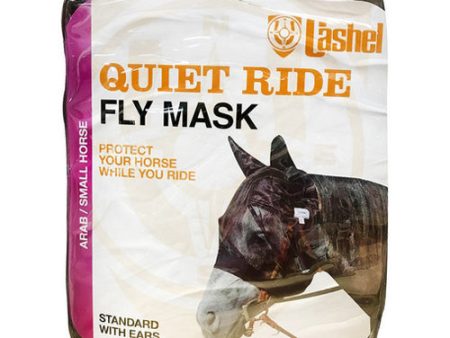 Quiet Ride Standard Nose Pasture Fly Mask with Ears Arab Black 1 Count by Cashel on Sale